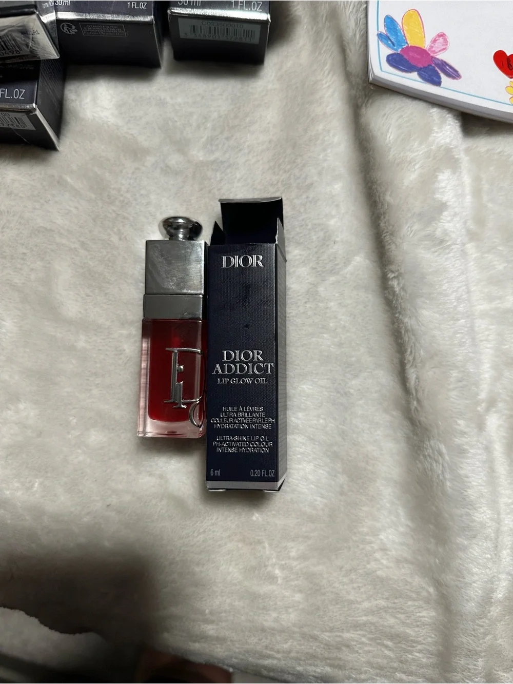 Dior Addict Lip Glow Oil — Deep Red Gloss